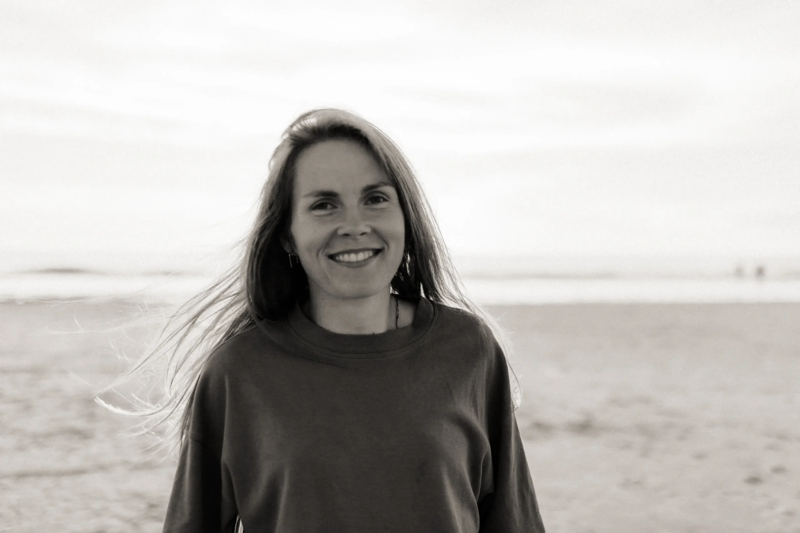linda schwarz weiß portrait
