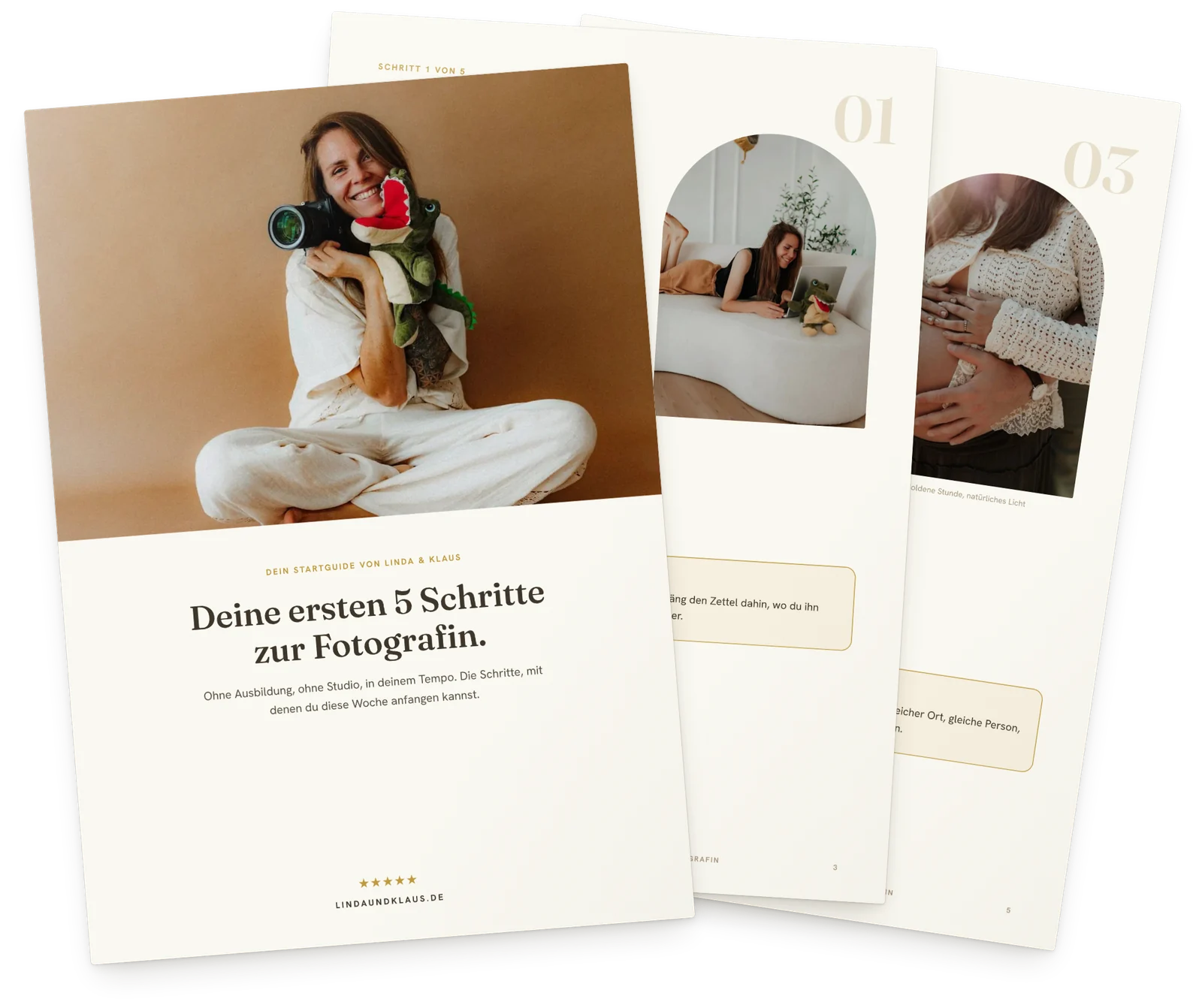 Startguide „Deine ersten 5 Schritte zur Fotografin“ von Linda & Klaus